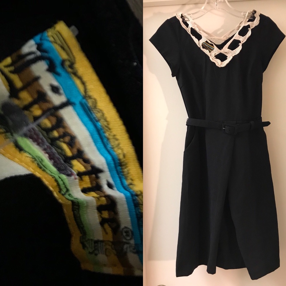 LIBERTINE for Target DRESS NWT Size 1 Lace Collar LBD